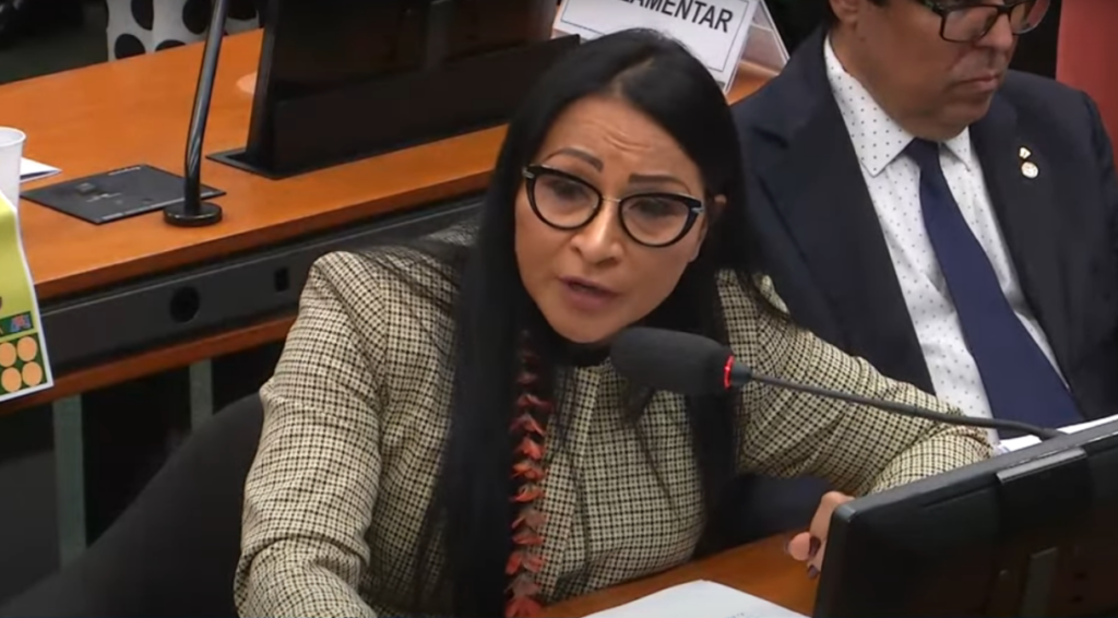 A deputada federal Silvia Waiãpi (PL-AP)