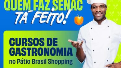 Matrículas abertas: Gastronomia Senac-DF - Tudo ok Notícias