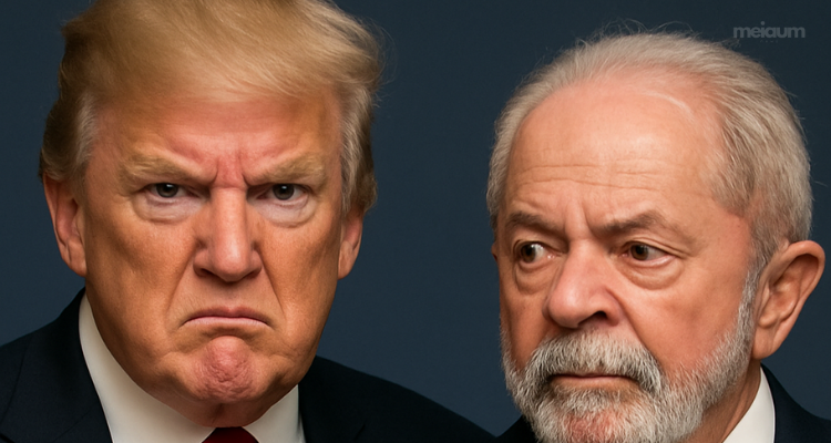 Trump impõe tarifa de 50% ao Brasil após fala de Lula no BRICS contra o dólar