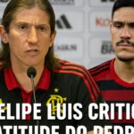 Felipe Luís Critica Atitude de Pedro: Tensão Interna no Flamengo Vem à Tona em Entrevista Polêmica”