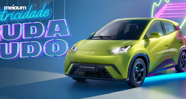 Carro elétrico da BYD custa só R$ 47 mil na China