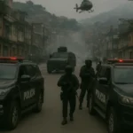 MEGA OPERAÇÃO CONTRA O COMANDO VERMELHO ACABA COM 60 CRIMINOSOS E DEIXA 4 POLICIAIS MORTOS NO RIO DE JANEIRO MEGA OPERAÇÃO CONTRA O COMANDO VERMELHO ACABA COM 60 CRIMINOSOS E DEIXA 4 POLICIAIS MORTOS NO RIO DE JANEIRO