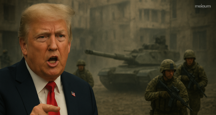 Trump alerta generais sobre “inimigos internos” e defende cidades como campos de treinamento militar