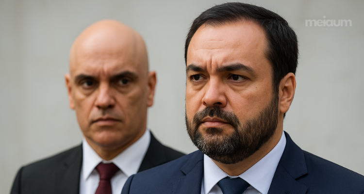 CLÁUDIO CASTRO SE ENCONTRA COM MORAES PARA DAR EXPLICAÇÕES SOBRE MEGAOPERAÇÃO NO RIO