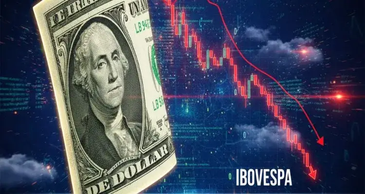 Dólar fecha em alta e Ibovespa recua