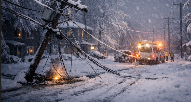 Tempestade nos EUA deixa mais de 700 Mil Sem Energia