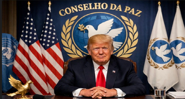 Trump presidente da Casa Branca, assume Conselho da Paz com mandato vitalício e gera apreensão mundial