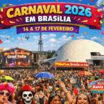 Carnaval 2026 em Brasília espalha blocos gratuitos e festas privadas pelo DF; confira datas e horários