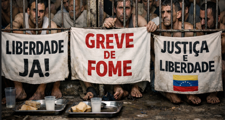Mais de 200 presos políticos fazem greve de fome na Venezuela
