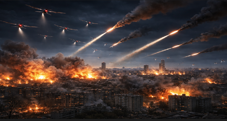 Rússia Lança Maior Ataque Aéreo de 2026 Contra Ucrânia