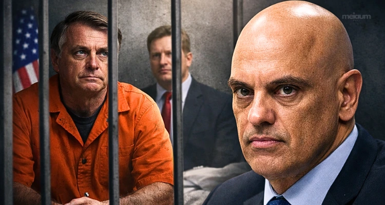 Moraes autoriza visita de assessor de Trump a Bolsonaro na prisão e caso ganha repercussão internacional