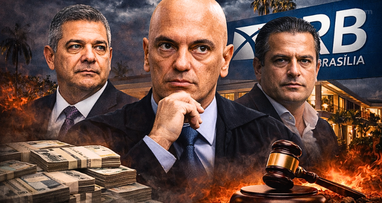 Encontro entre Alexandre de Moraes, presidente do BRB e Daniel Vorcaro amplia crise do Banco Master