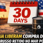 EUA Emitem Licença Temporária para Compra de Petróleo Russo Retido no Mar 