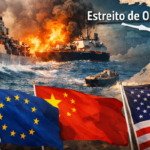 Países Reagem ao Apelo de Trump para Proteger o Estreito de Ormuz e Mundo Teme Nova Crise do Petróleo