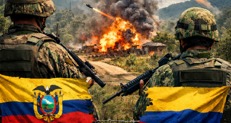 Tensões entre Equador e Colômbia Acusações de Bombardeio na Fronteira Elevam Risco de Conflito Aberto