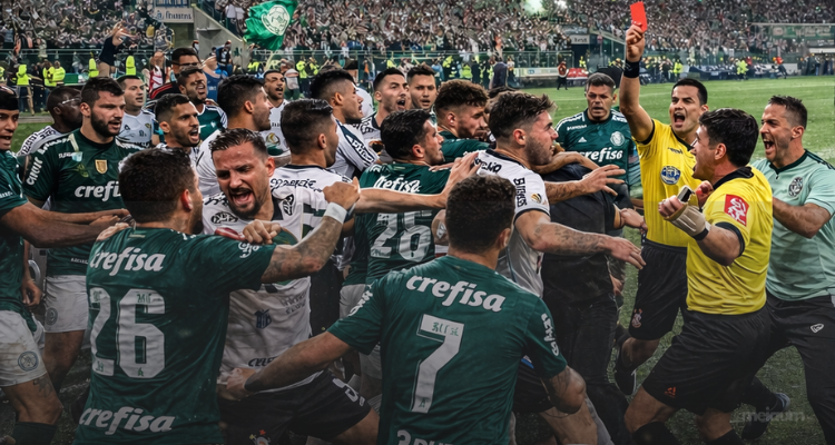 Derby Paulista termina empatado em jogo quente, com expulsões e muita confusão