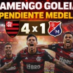 FLAMENGO VENCE O INDEPENDIENTE MEDELLIN DE GOLEADA E DEIXA O MARACANÃ EM FESTA