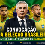 Convocação da Seleção Brasileira: Carlos Ancelotti anuncia em instantes os 26 jogadores