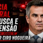 A Polícia Federal realiza busca e apreensão em endereços ligados ao senador Ciro Nogueira