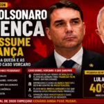 Flávio Bolsonaro perde força nas pesquisas e Lula retoma liderança na corrida presidencial
