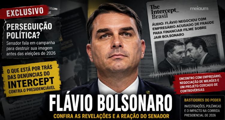 Flávio Bolsonaro reage a denúncias e fala em perseguição política em meio à corrida presidencial de 2026