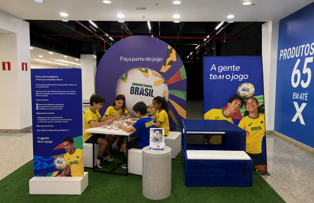 Venâncio Shopping recebe espaço para troca de figurinhas