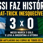 Messi faz história com hat-trick e leva Argentina à vitória sobre a Argélia na Copa do Mundo