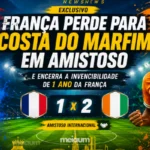 França é surpreendida pela Costa do Marfim e perde invencibilidade de um ano às vésperas da Copa do Mundo