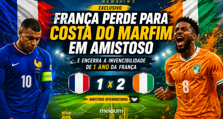 França é surpreendida pela Costa do Marfim e perde invencibilidade de um ano às vésperas da Copa do Mundo