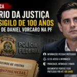 Ministério da Justiça mantém sigilo sobre registros de visitas de Daniel Vorcaro na Polícia Federal