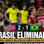 Seleção Brasileira perde para a Noruega, é eliminada da Copa do Mundo e Neymar se despede da Amarelinha