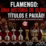 Flamengo: da geração de Zico à era das grandes conquistas, uma história escrita com taças, ídolos e paixão