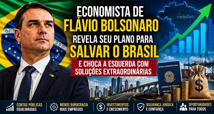 Economista de Flávio Bolsonaro apresenta plano para recuperar a economia brasileira e provoca debate político