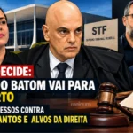 Ministro Alexandre de Moraes concede semiaberto a Débora do Batom e arquiva investigação contra Allan dos Santos