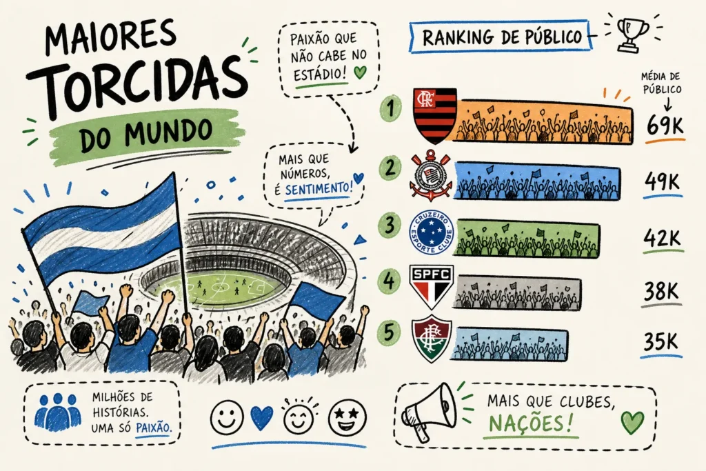 Os maiores públicos do futebol mundial