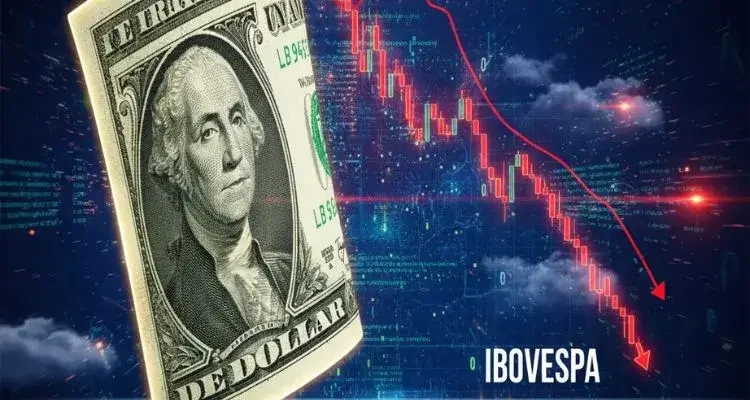 Dólar fecha em alta e Ibovespa recua