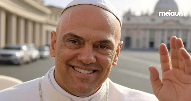 associação desrespeitosa entre Papa Francisco e ministro Alexandre