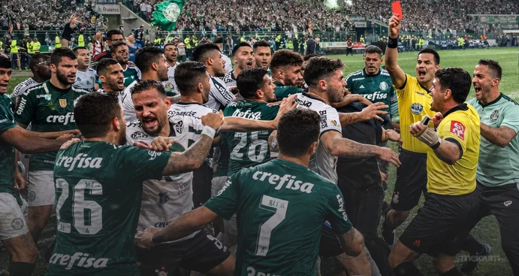 Derby Paulista termina empatado em jogo quente, com expulsões e muita confusão