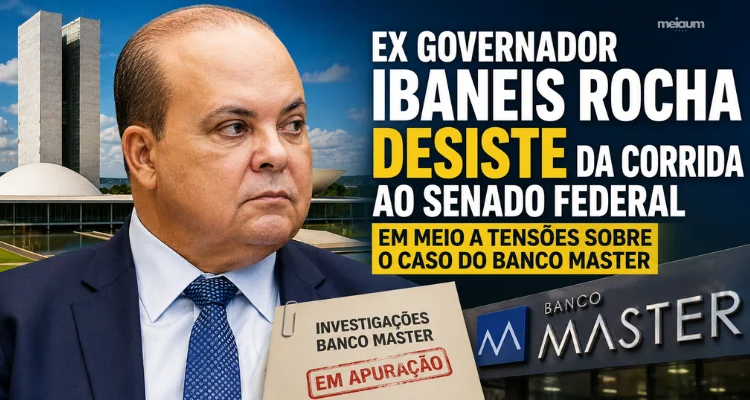 Ex-governador Ibaneis Rocha desiste da corrida ao Senado Federal em meio a tensões sobre o caso do Banco Master
