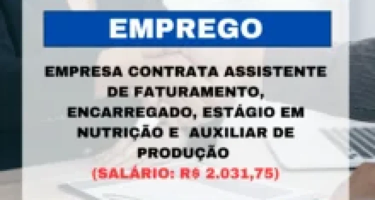 Assistente de Faturamento
