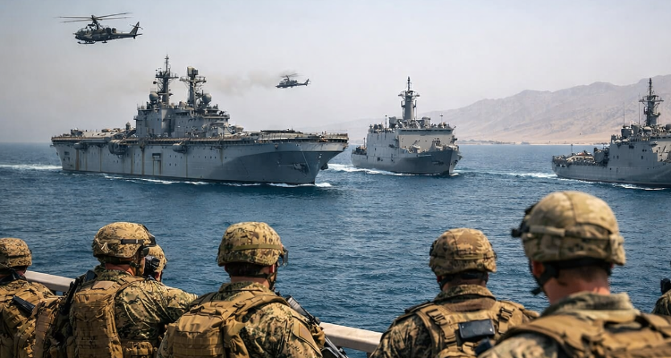 EUA enviam 2.500 fuzileiros e três navios de guerra ao Oriente Médio