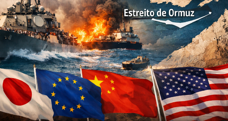 Países Reagem ao Apelo de Trump para Proteger o Estreito de Ormuz e Mundo Teme Nova Crise do Petróleo