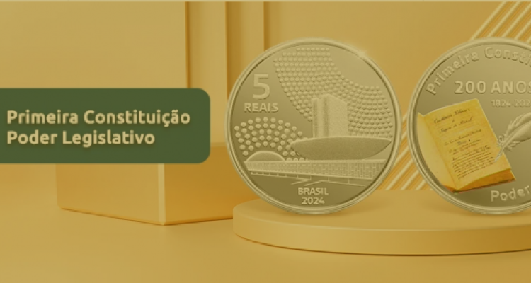 Hoje, em Brasília, o Banco Central e a Câmara dos Deputados uniram-se para celebrar os 200 anos da primeira Constituição do Brasil, a mais duradoura da história do país. A ocasião foi marcada pelo lançamento de uma moeda comemorativa no Salão Nobre da Câmara.