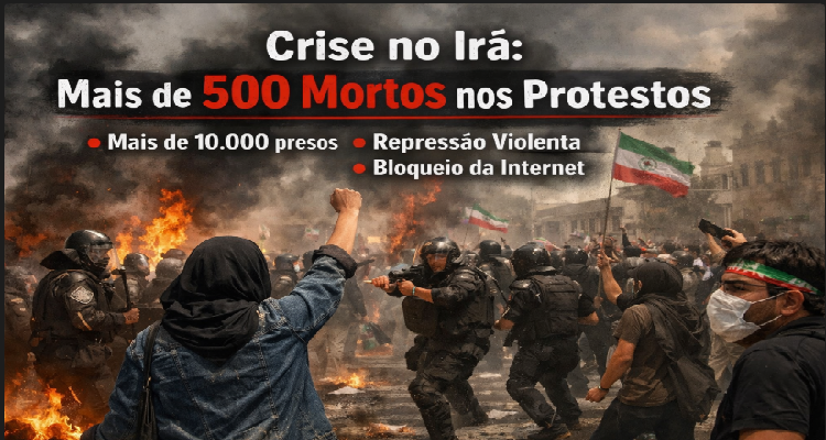 Irã Ligou para Negociar Enquanto Mortes nos Protestos Ultrapassam 500