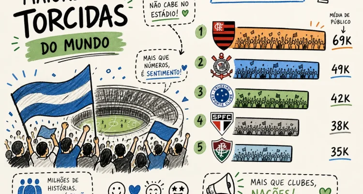 Os maiores públicos do futebol mundial