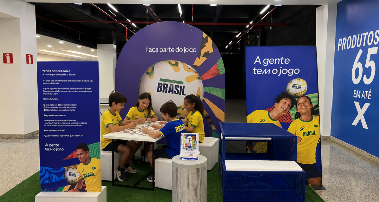 Venâncio Shopping recebe espaço para troca de figurinhas